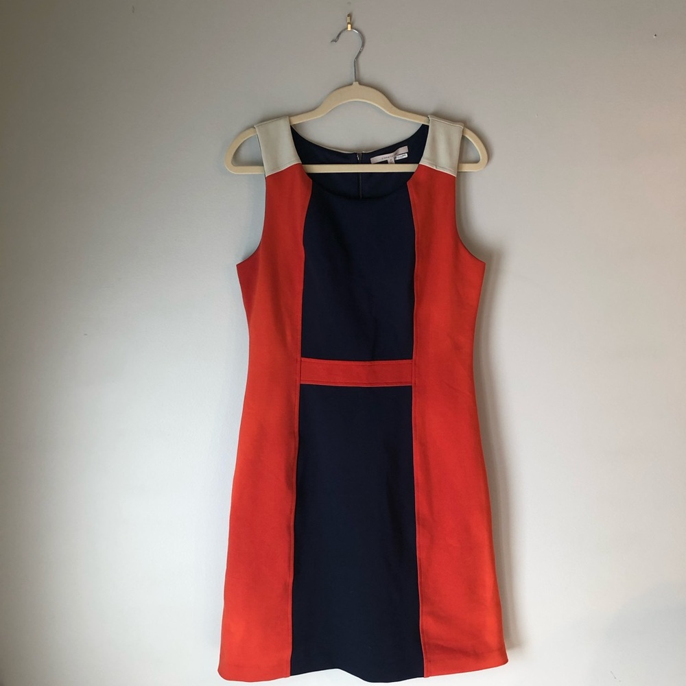 Fitted Color Block Dress